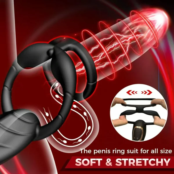 Scorpion - Dual Motor Prostate Vibrator With Ring