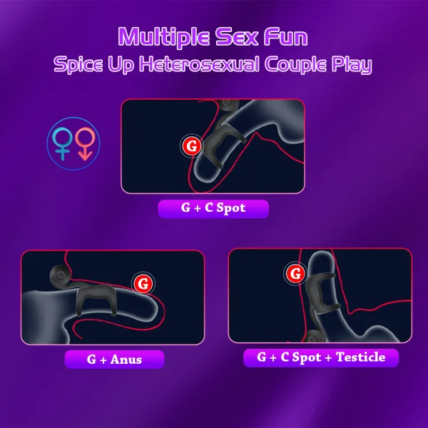 Snail Jovi Arc - Dual Loop Cock Ring