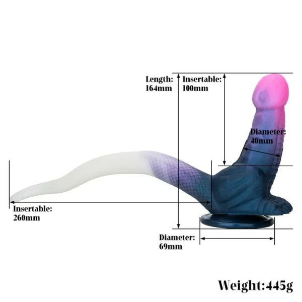 Tailed Dino - Dp Fantasy Dildo