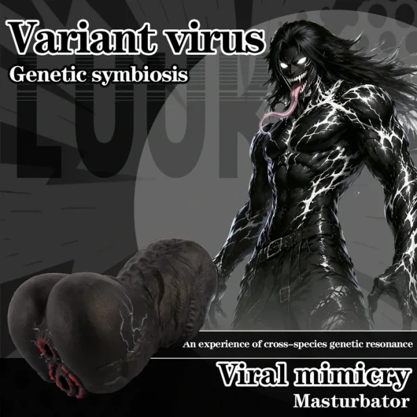 Venom - Alien Theme Dual Channel Stroker