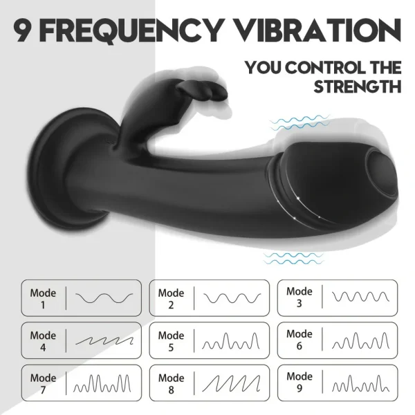Anesidora Classic Rabbit Dildo with Suction Cup