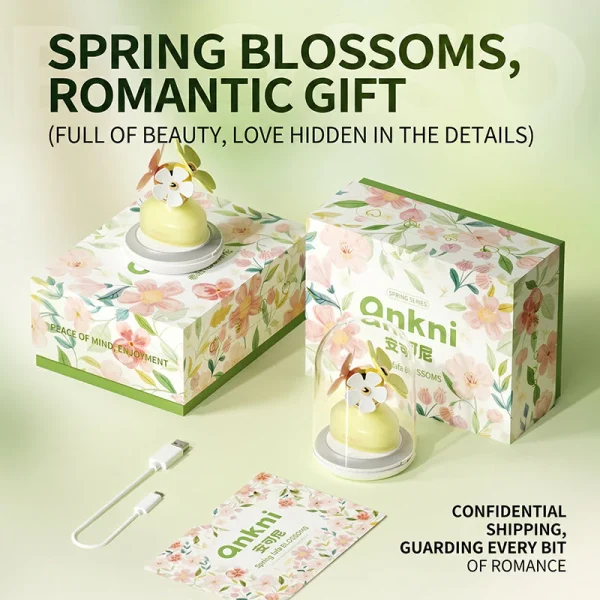 Ankni Magic Flower - Silent vibrator for Shared Spaces