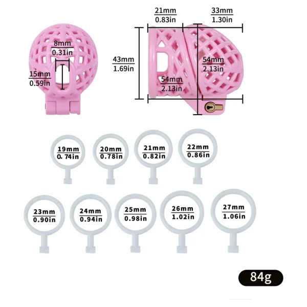 Birdcage - Mesh Design Chastity Devices