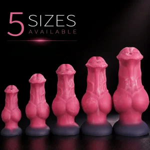 Blood Horse - Knot Design Animal Dildo 5 Sizes