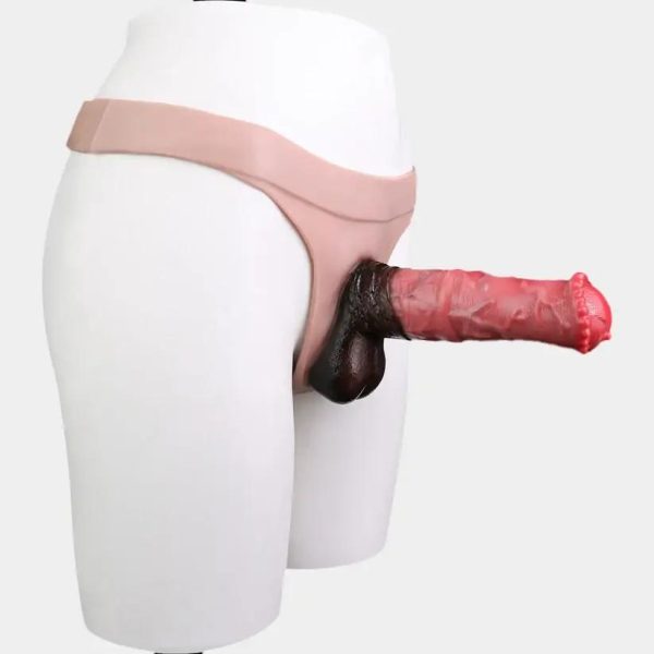 Blood Steed - Virbating Strap on Dildo for Lesbian