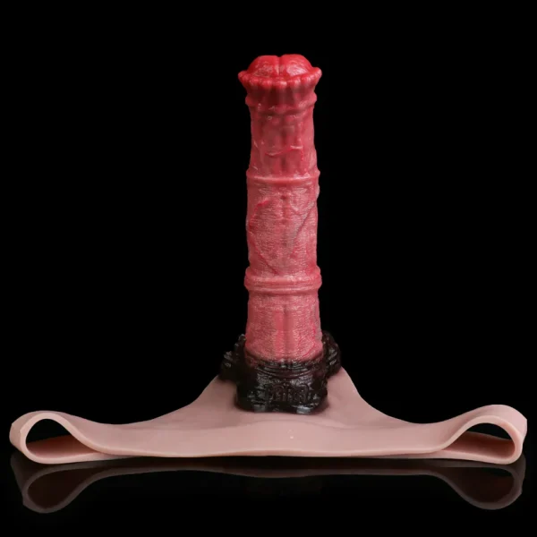 Blood Steed - Virbating Strap on Dildo for Lesbian
