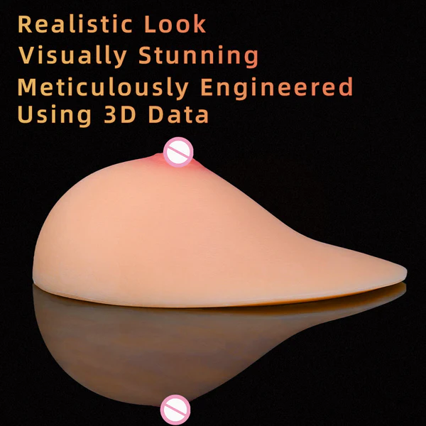 Born This Way - Strap-On Teardrop Shape Breast Forms