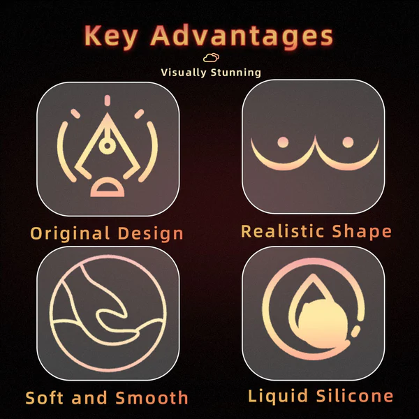 Born This Way - Strap-On Teardrop Shape Breast Forms