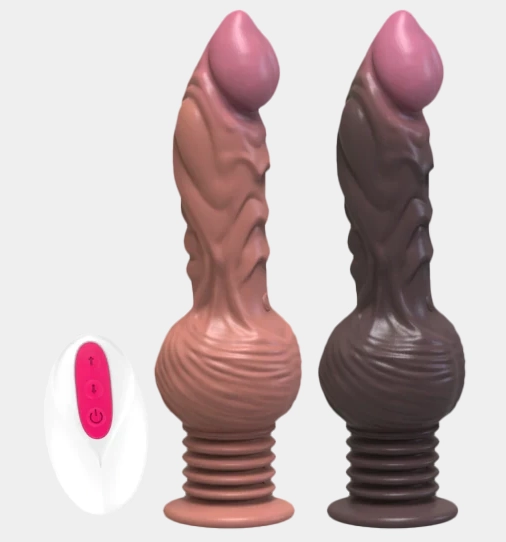 Bouncing Beast - Auto Thrusting Dildo 10 Inches