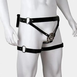 Cat Paw - Estim Flat Chastity Cage with Harness