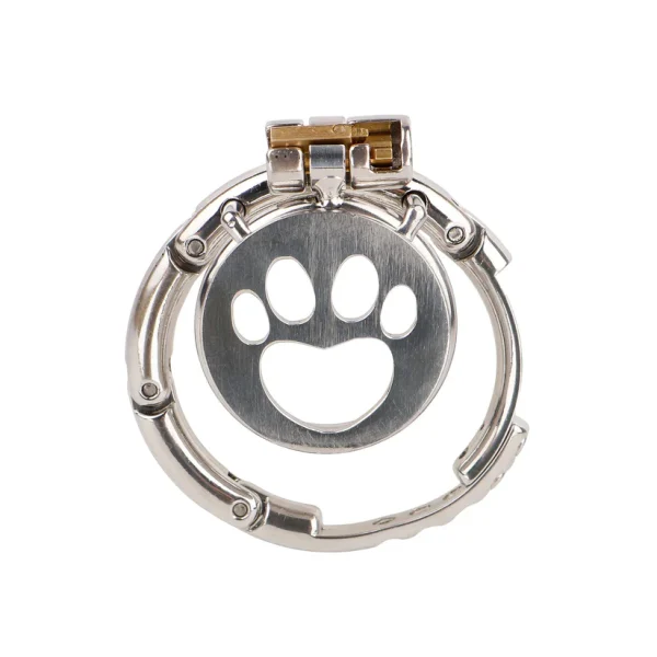 Cat Paw - Estim Flat Chastity Cage with Harness