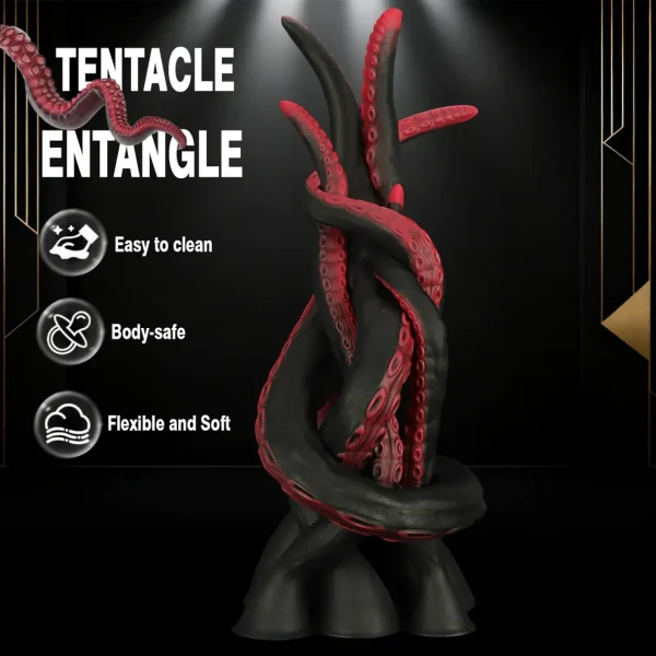 Devil Octopus - Full-Length Anal Dildo 5 Sizes