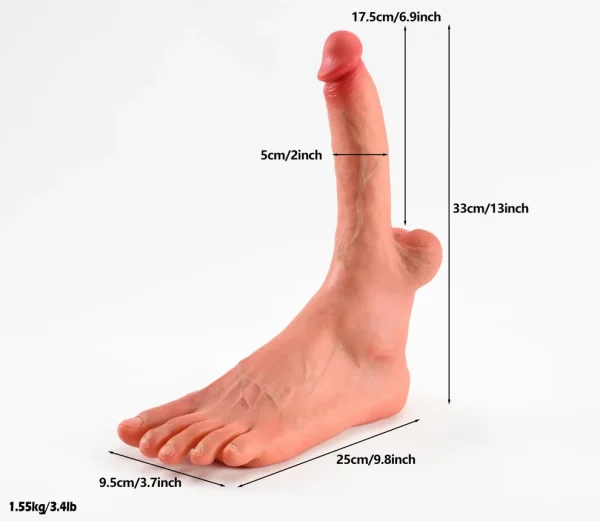 Dildo Feet - 2 in 1 Freak Sex Toy