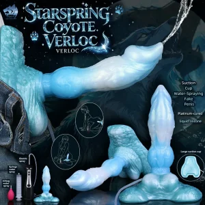 Direwolf - Large Suction Cup Auto Squirting Dildo