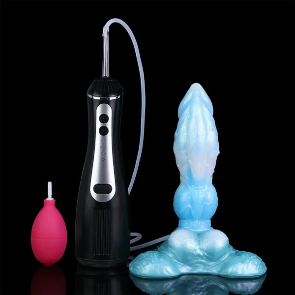 Direwolf - Large Suction Cup Auto Squirting Dildo