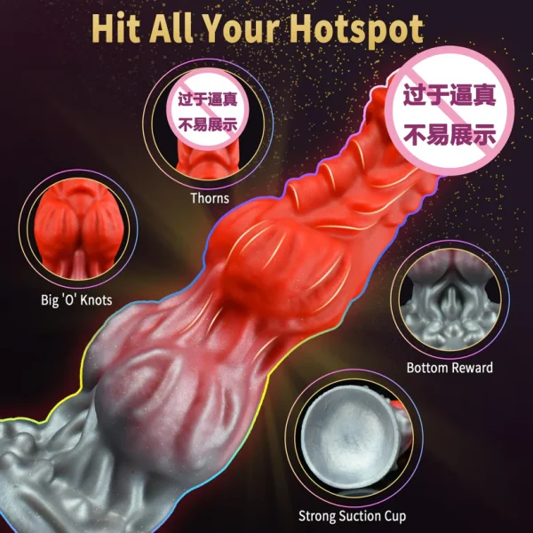 Dracarys - Fire Dragon Dildo 9.6 Inches