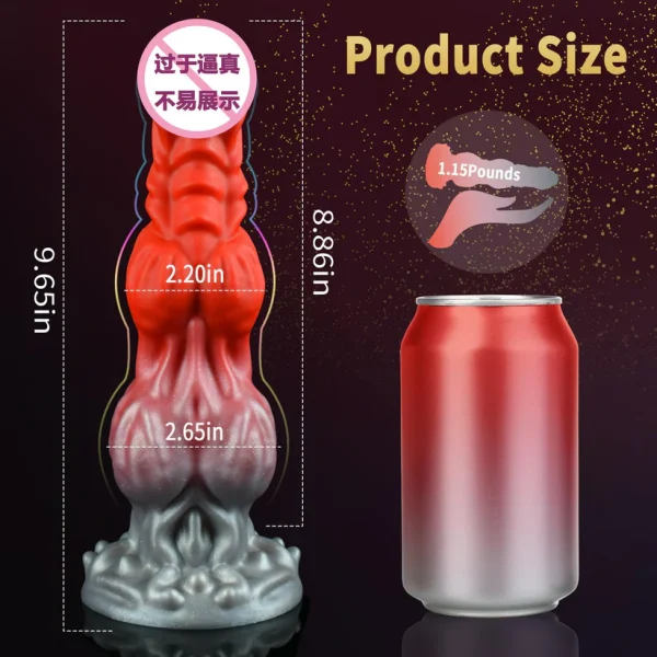 Dracarys - Fire Dragon Dildo 9.6 Inches