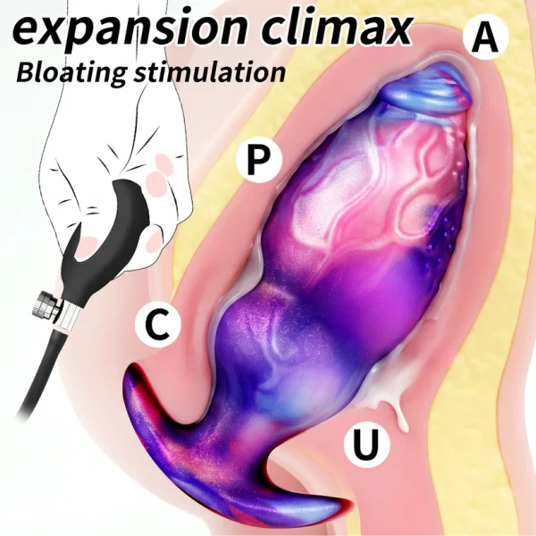 Fenrir - Inflatable Knotted Dildo Plug