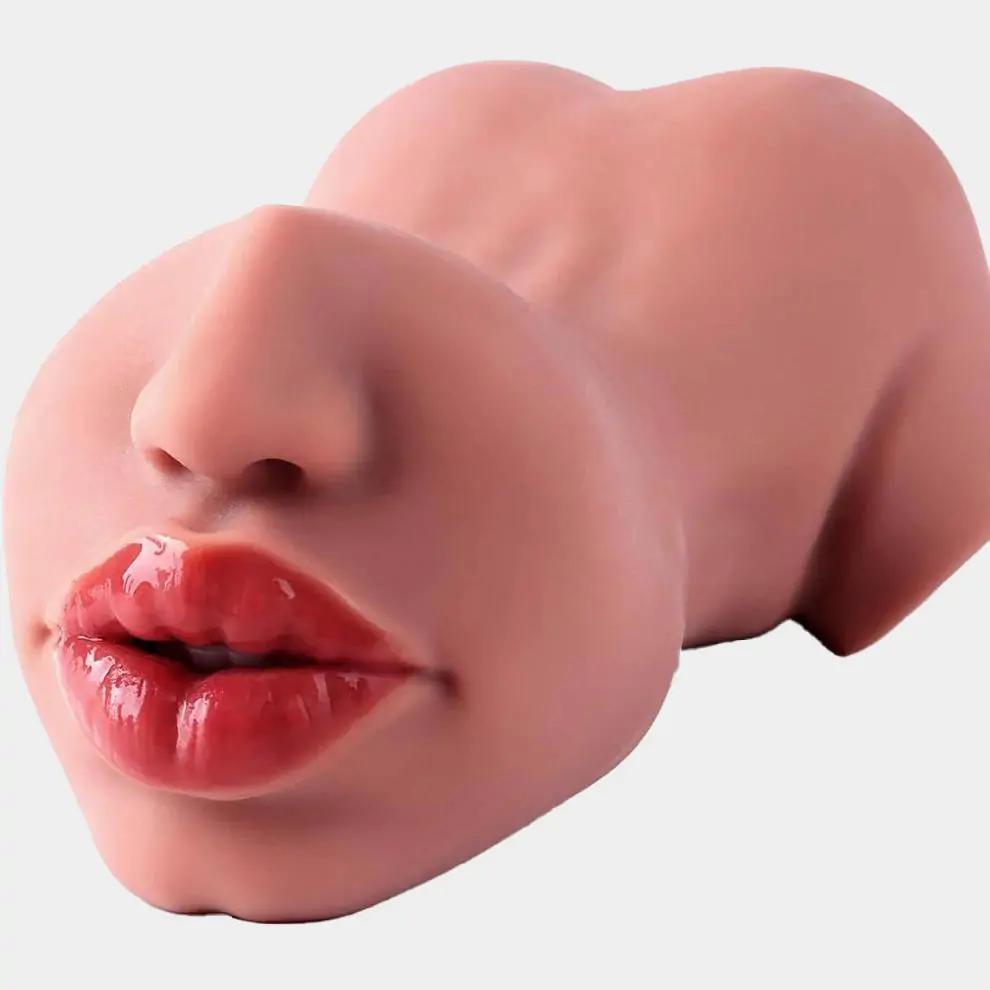 Full Lips Blow Job Toy With Realistic Vagina