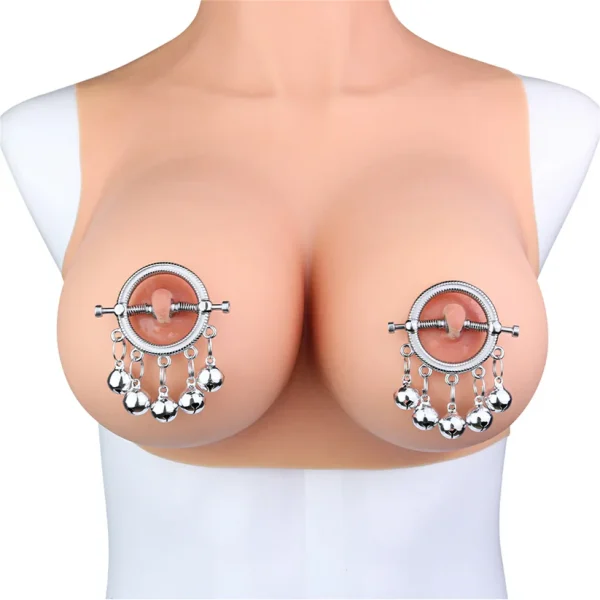 Glimmer Desire™ - Non-Piercing Metal Nipple Clamps Chain