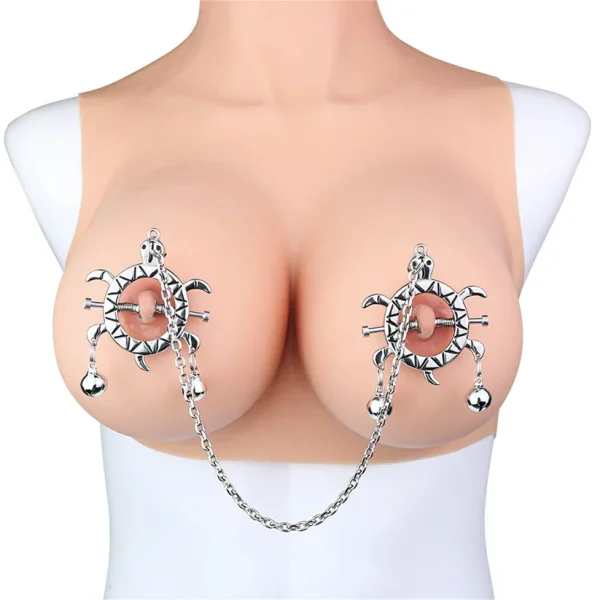Glimmer Desire™ - Non-Piercing Metal Nipple Clamps Chain