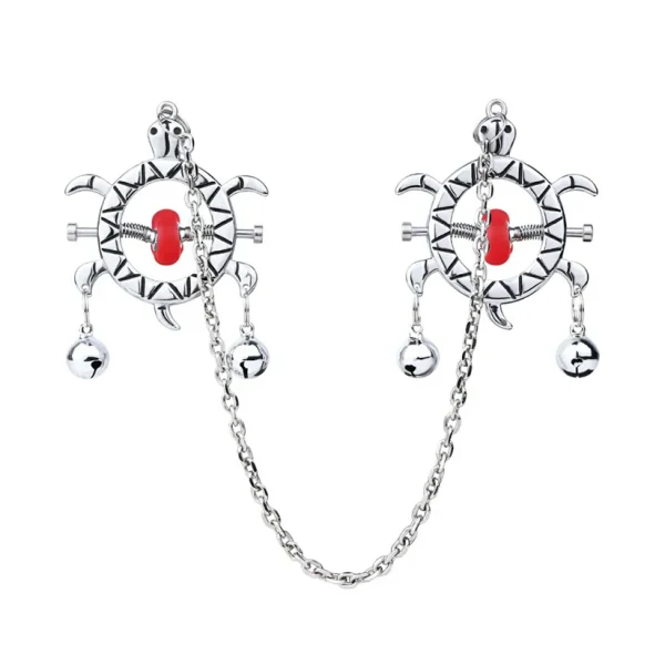 Glimmer Desire™ - Non-Piercing Metal Nipple Clamps Chain