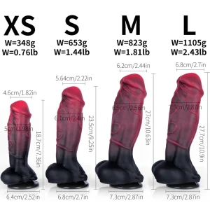 Hellboy - Liquid Silicone Super Hero Dildo 3 Sizes