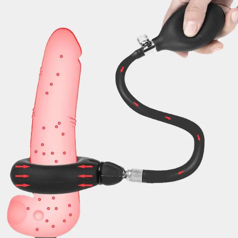Inflatable Cock Ring - Manual Pump Design