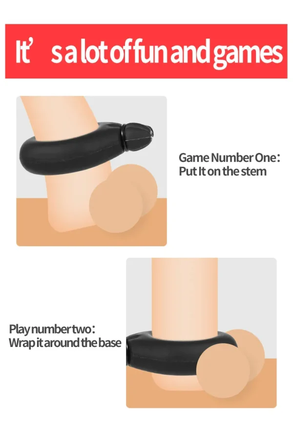 Inflatable Cock Ring - Manual Pump Design