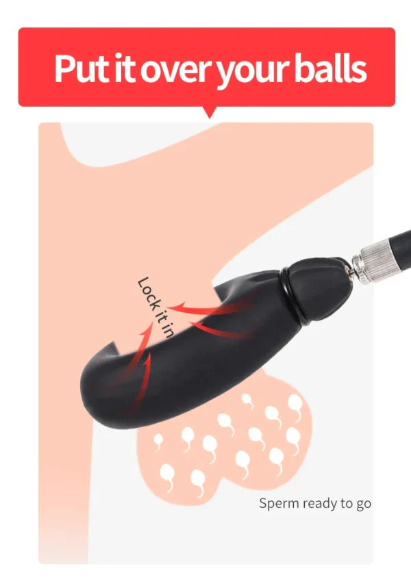 Inflatable Cock Ring - Manual Pump Design