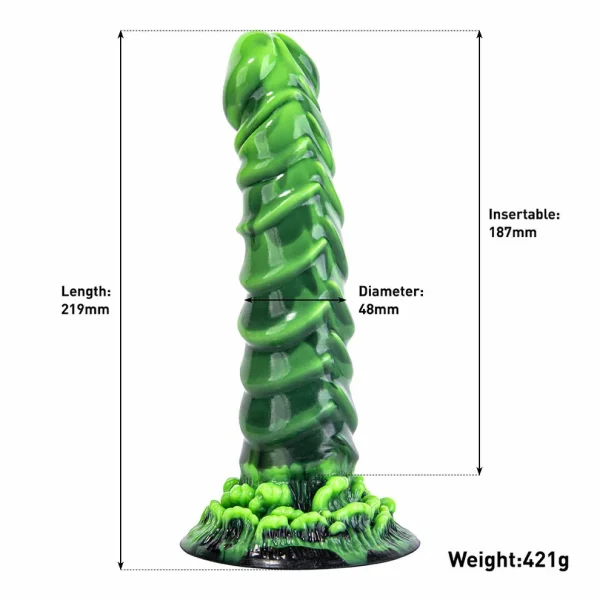 Kragor - Textured Goblin Dildo 8.6 Inches