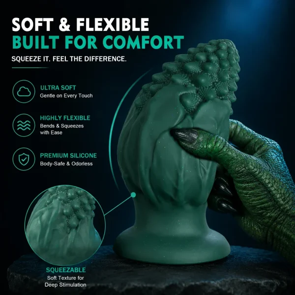Lizzard Egg - Liquid Silicone Butt Plug
