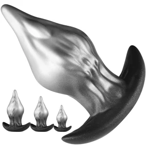 Mercury - Liquid Silicone Silver Butt Plug 3 Sizes