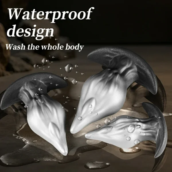 Mercury - Liquid Silicone Silver Butt Plug 3 Sizes
