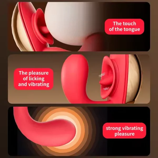 Moonlit - Protable Licking G Spot Vibrator