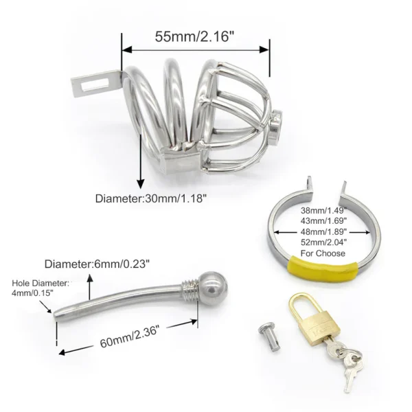 Mysteel - Stainless Chastity Cage