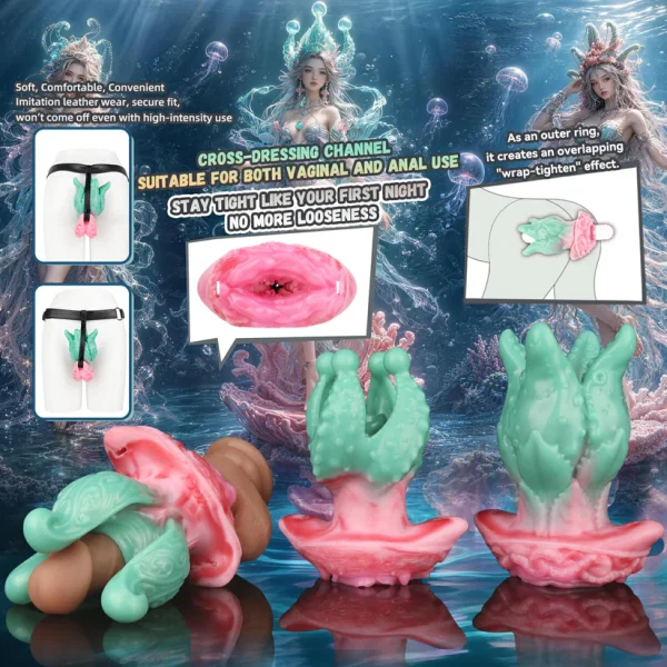 Ocean Goddess - Fantasy Butt Plug and Male Stroker 2 in 1