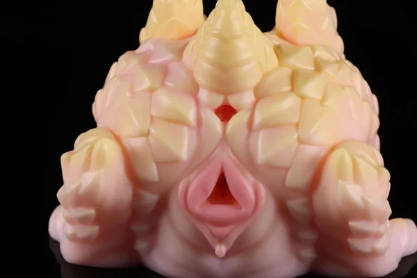 Orange Baby Dino - Dual-Entry Sex Torso