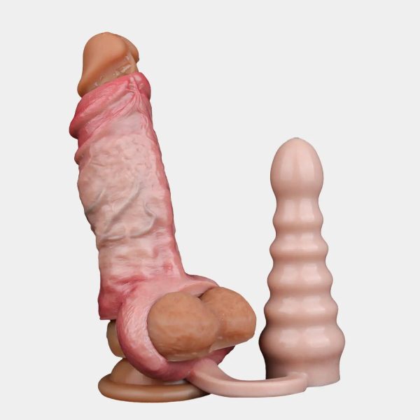 Backdoor Captain Series - Penis Sleeve With Anal Plug for Prostate