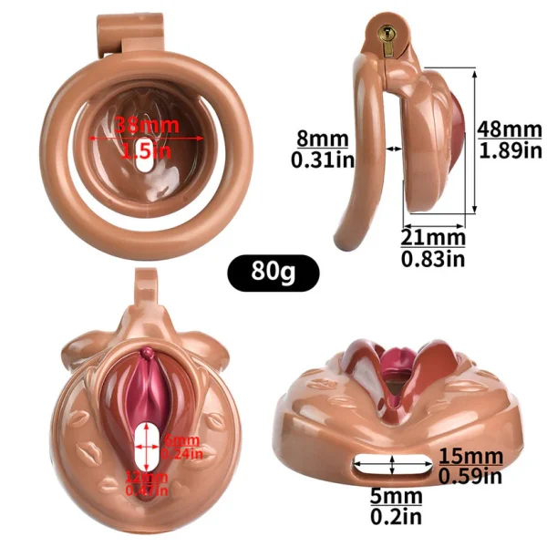 Sissy Maker - Lightweight Resin Chastity Cage
