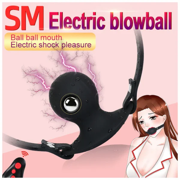 StormKiss - Electric Shock Ball Gag