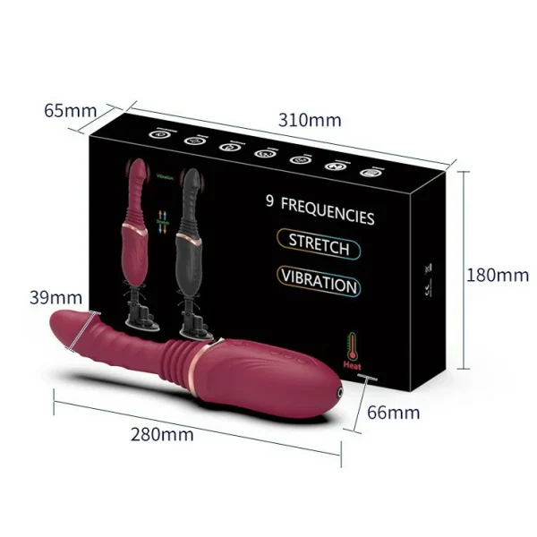 Thermo Pulse - Sturdy Stand Thrusting Dildo