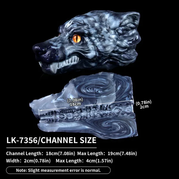 TimberWolf  Series- Animal Theme Stroker Liquid Silicone