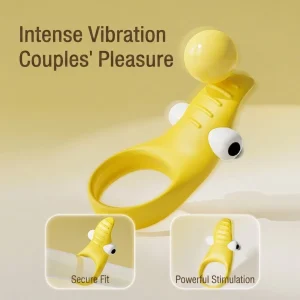 Banana Peel - Penis Ring With Clit Vibrator