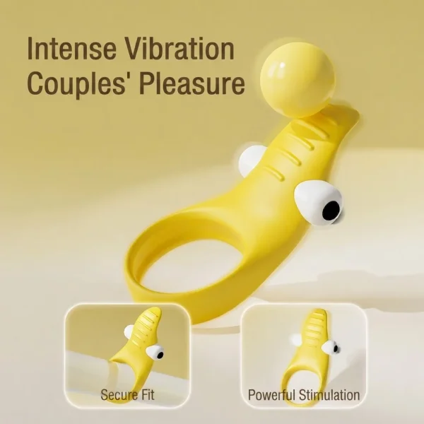 Banana Peel - Penis Ring With Clit Vibrator