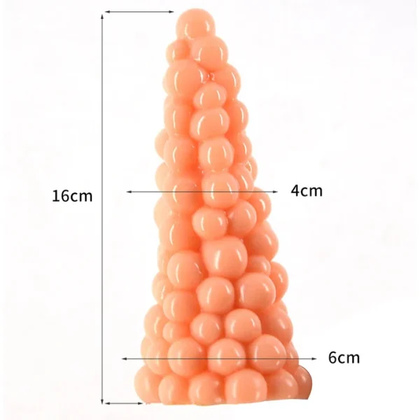 Blackcurrant - Grape Shape Dildo Plug 6.2 Inches