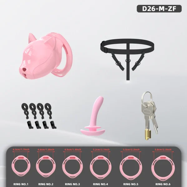 Dark Hound - Male Chastity Device With Strap On