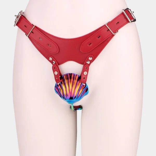 Faak - Rainbow Shell Flat Cage With Strap On