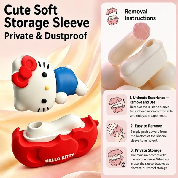 Hello Kitty - Discreet Clit Sucking Vibrator