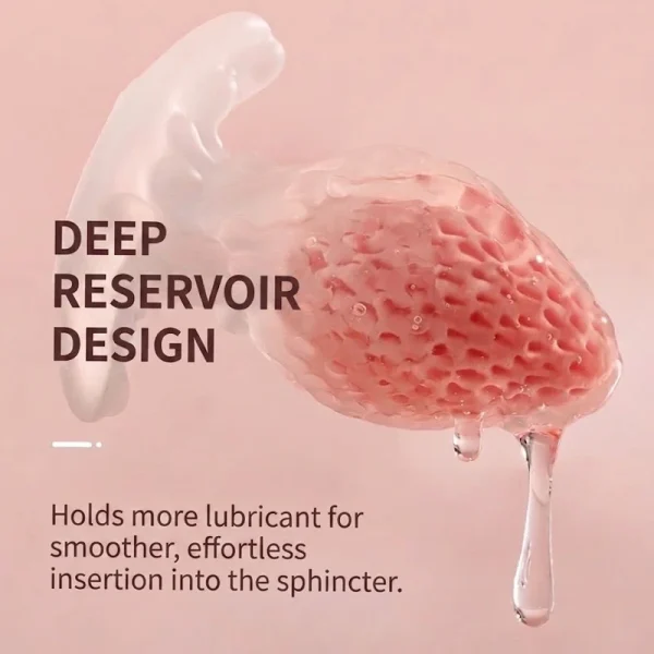 Ice Strawberry - 3-Piece Silicone Butt Plug